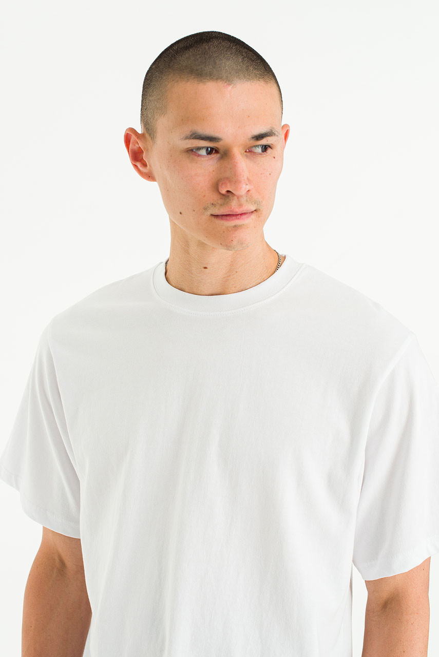 Menswear | Pale Short Sleeve Tee, White