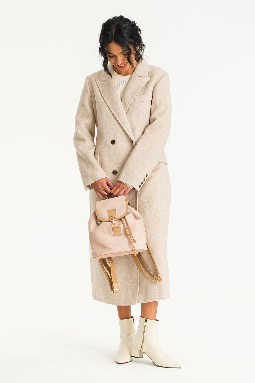 Ella Seamless Coat, Oat