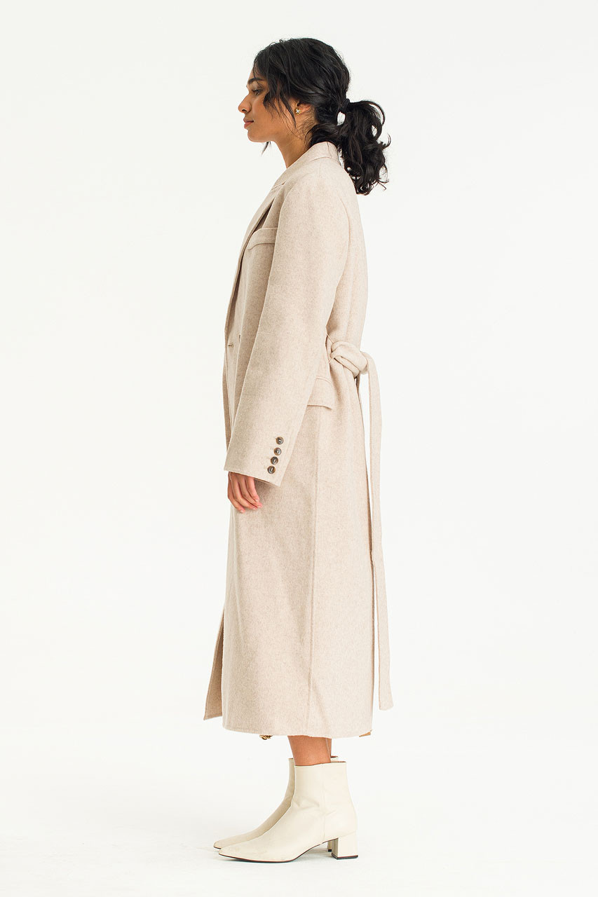 Ella Seamless Coat, Oat