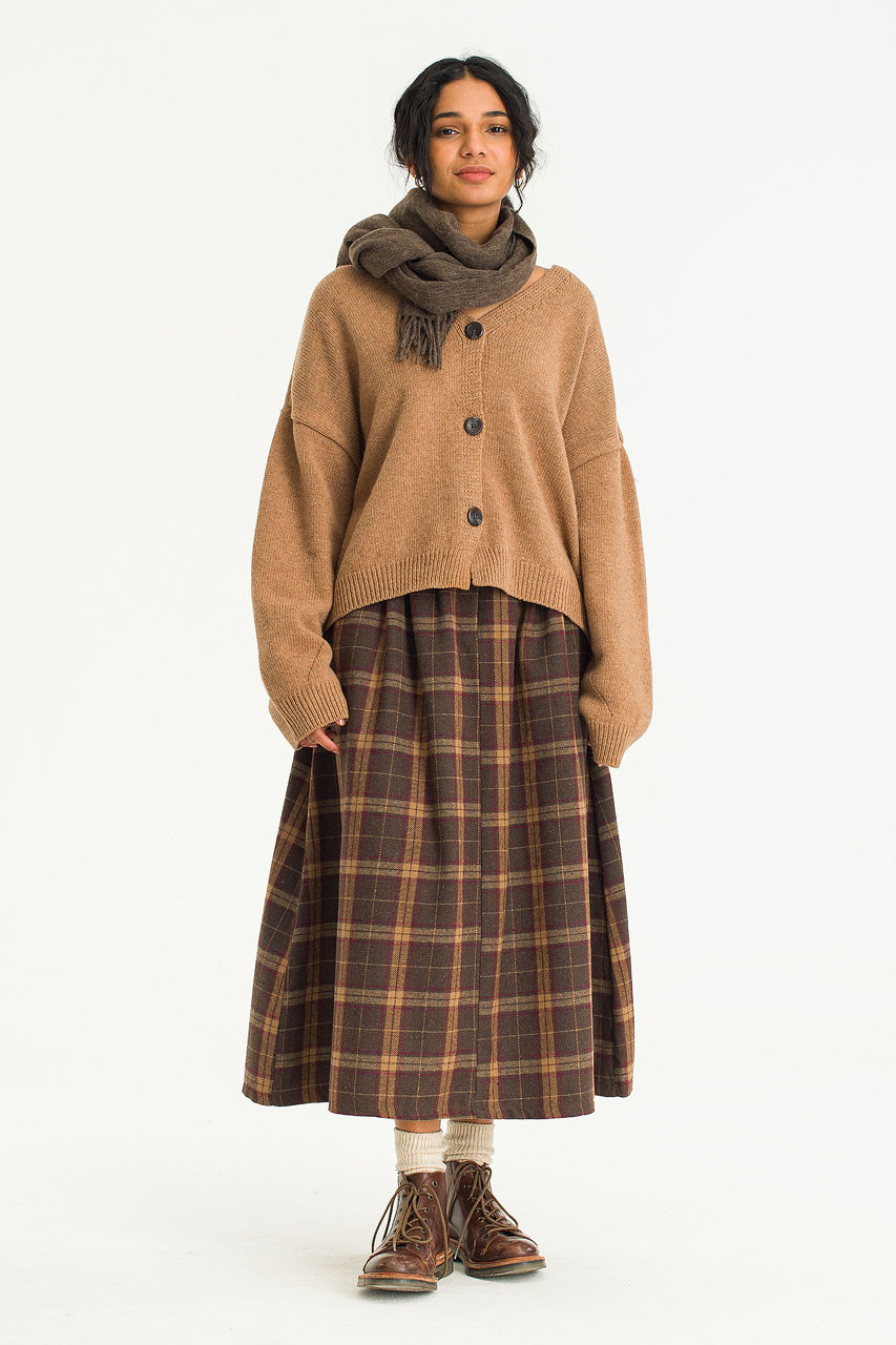 Olivia Chunky Cardigan, Camel