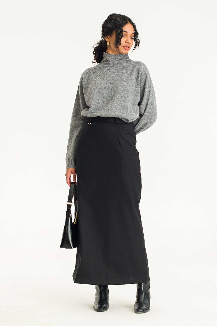 Elise Maxi Skirt, Black