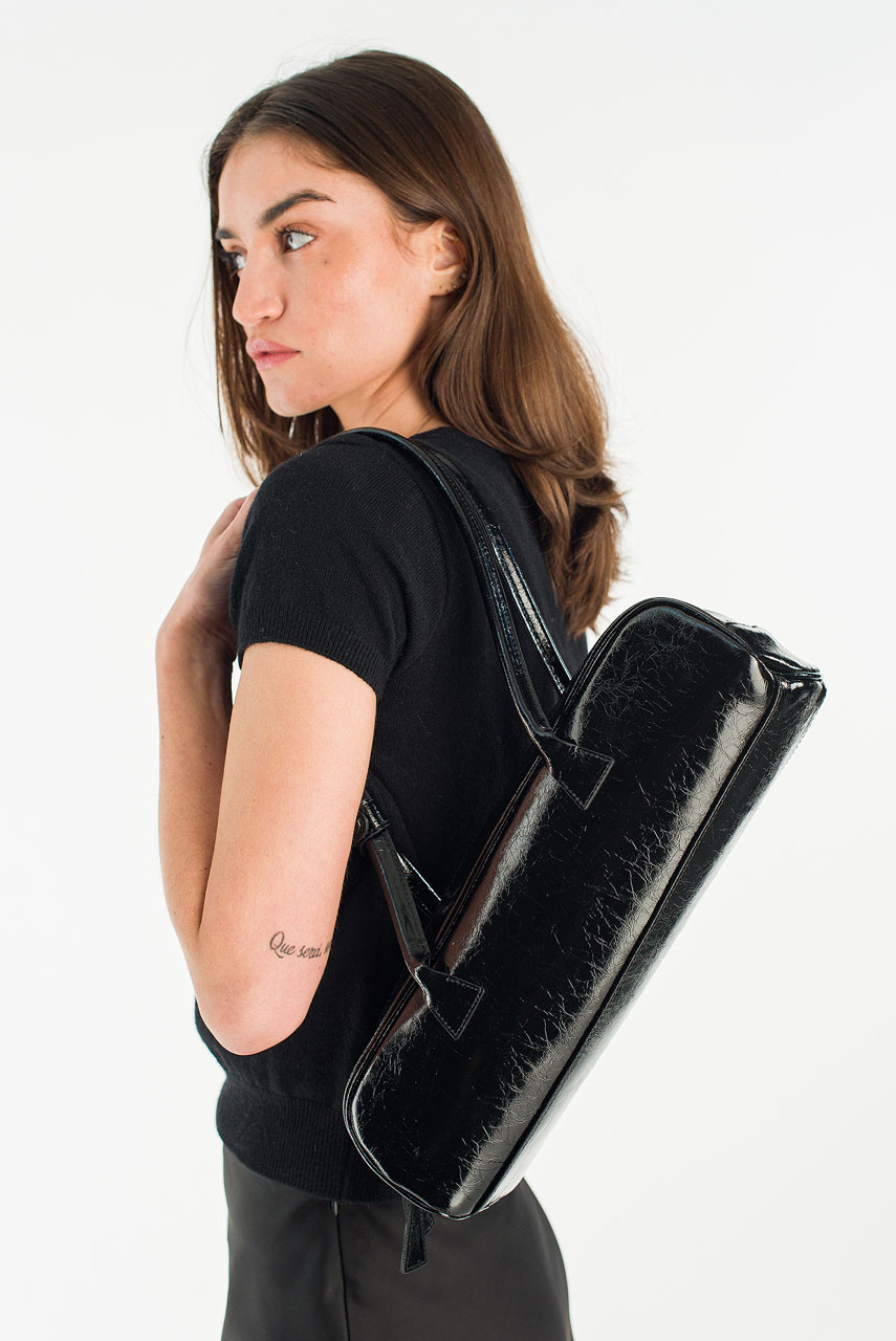 Genevieve Longline Bag, Black