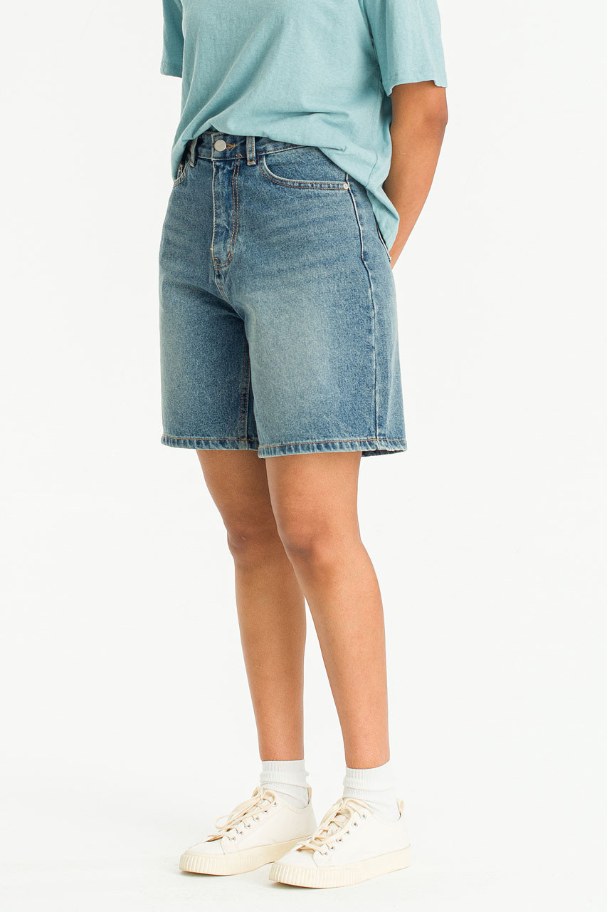 Jinan Denim Shorts, Blue