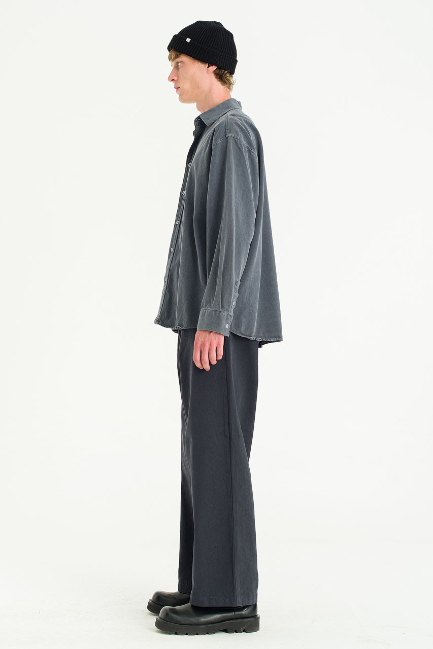 Menswear | Overdyed Shirt, Blue