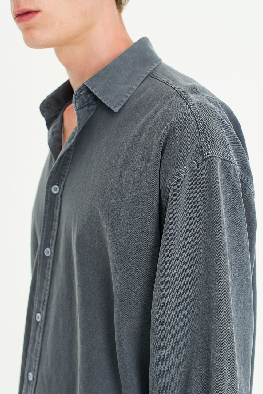 Menswear | Overdyed Shirt, Blue