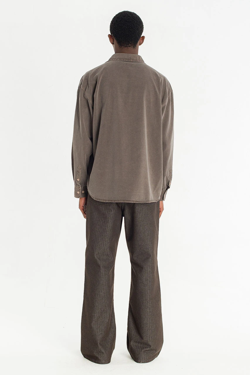 Menswear | Overdyed Shirt, Brown