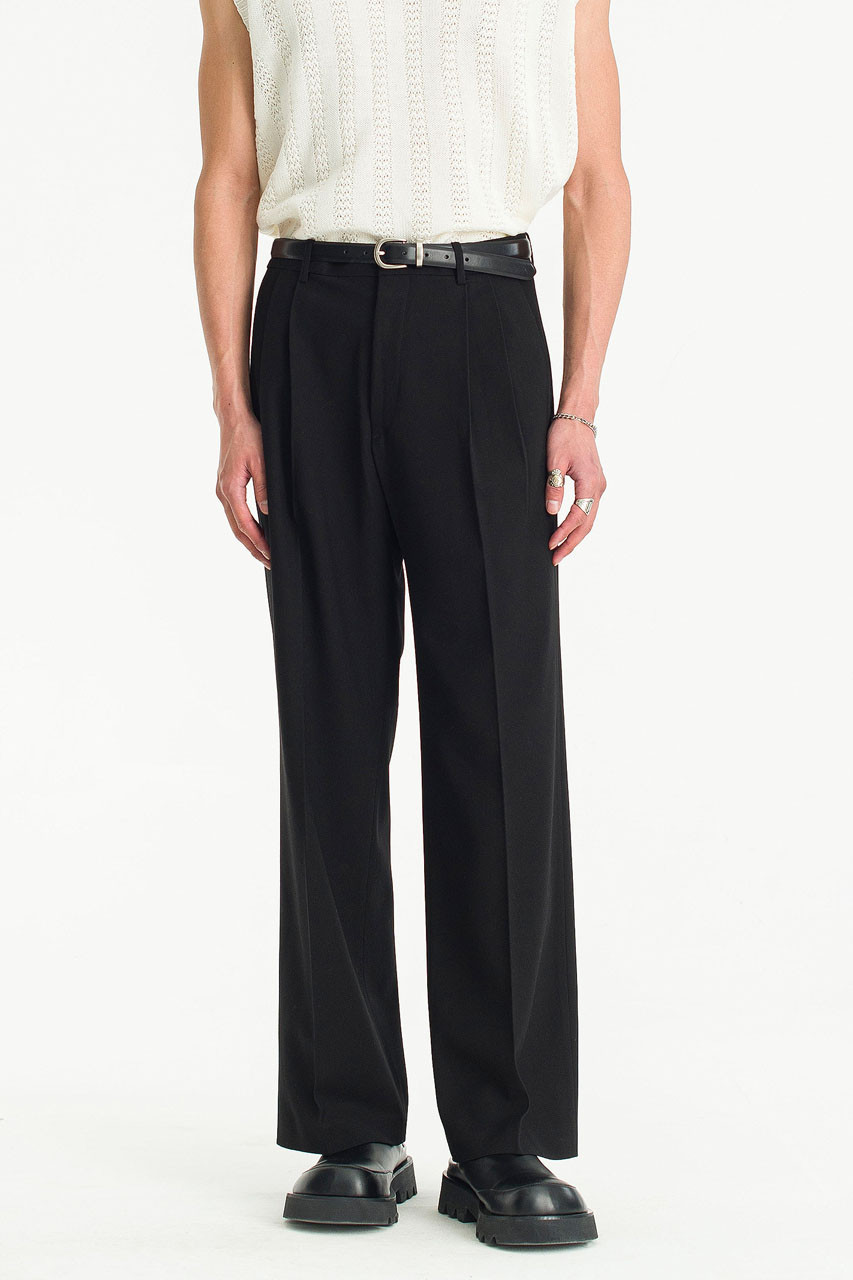 Menswear | Dense Slacks, Black