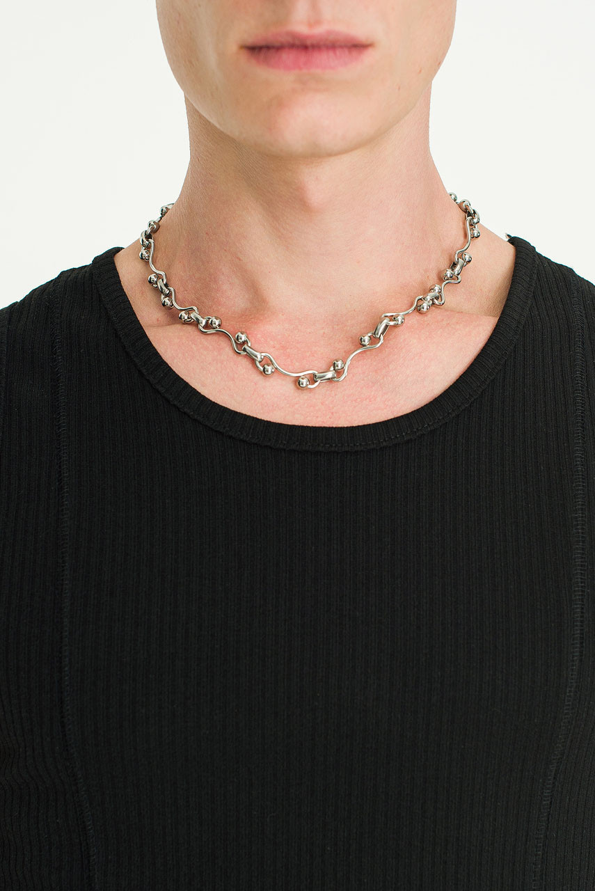 Menswear | Fitted Rib Vest, Black