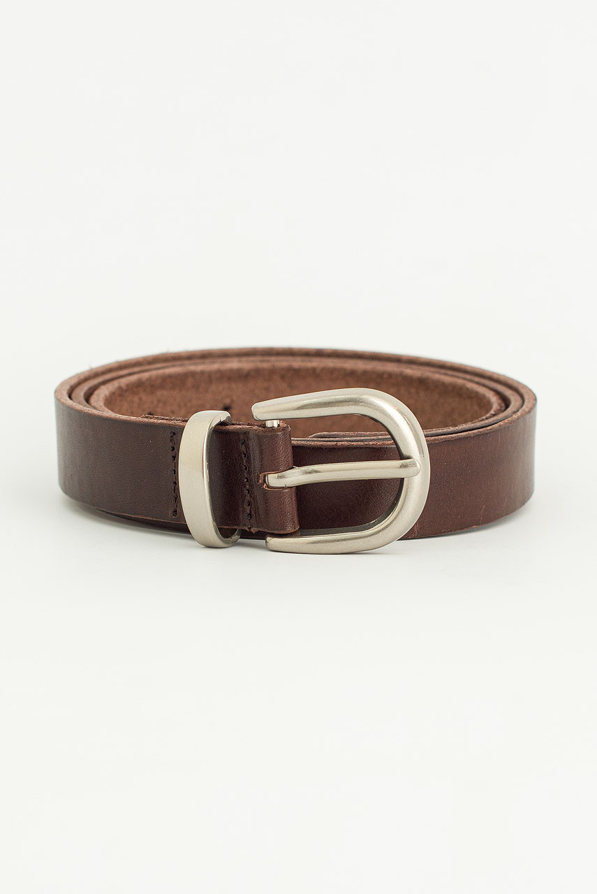 Florence Metal Loop Belt, Brown
