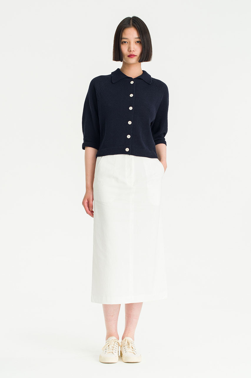 Alice Cotton Skirt, Ivory