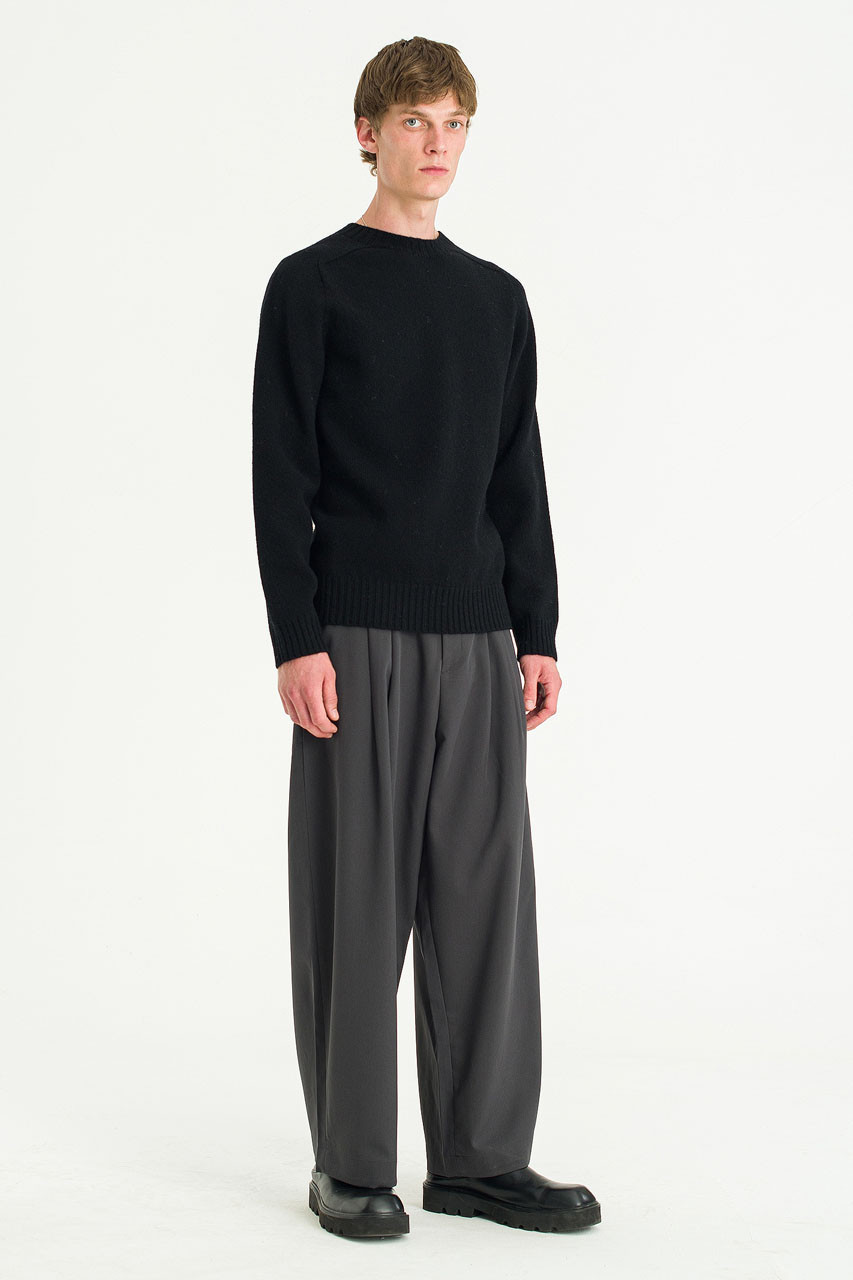 Menswear | Suit Balloon Pants, Charcoal