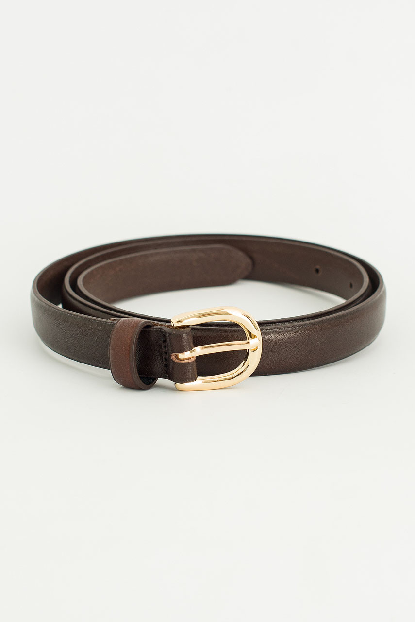 Pipa Mini Horseshoe Belt, Brown