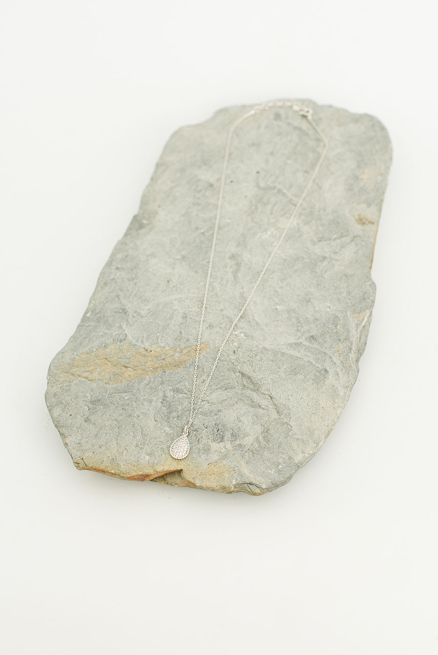 Florence Tear Drop Necklace, Sterling Silver