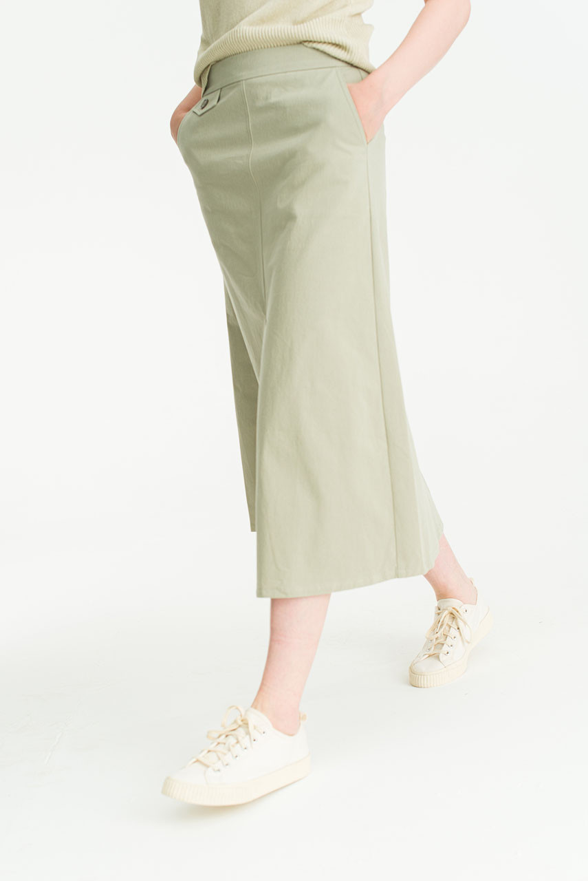 Gia Slit A Line Skirt, Khaki