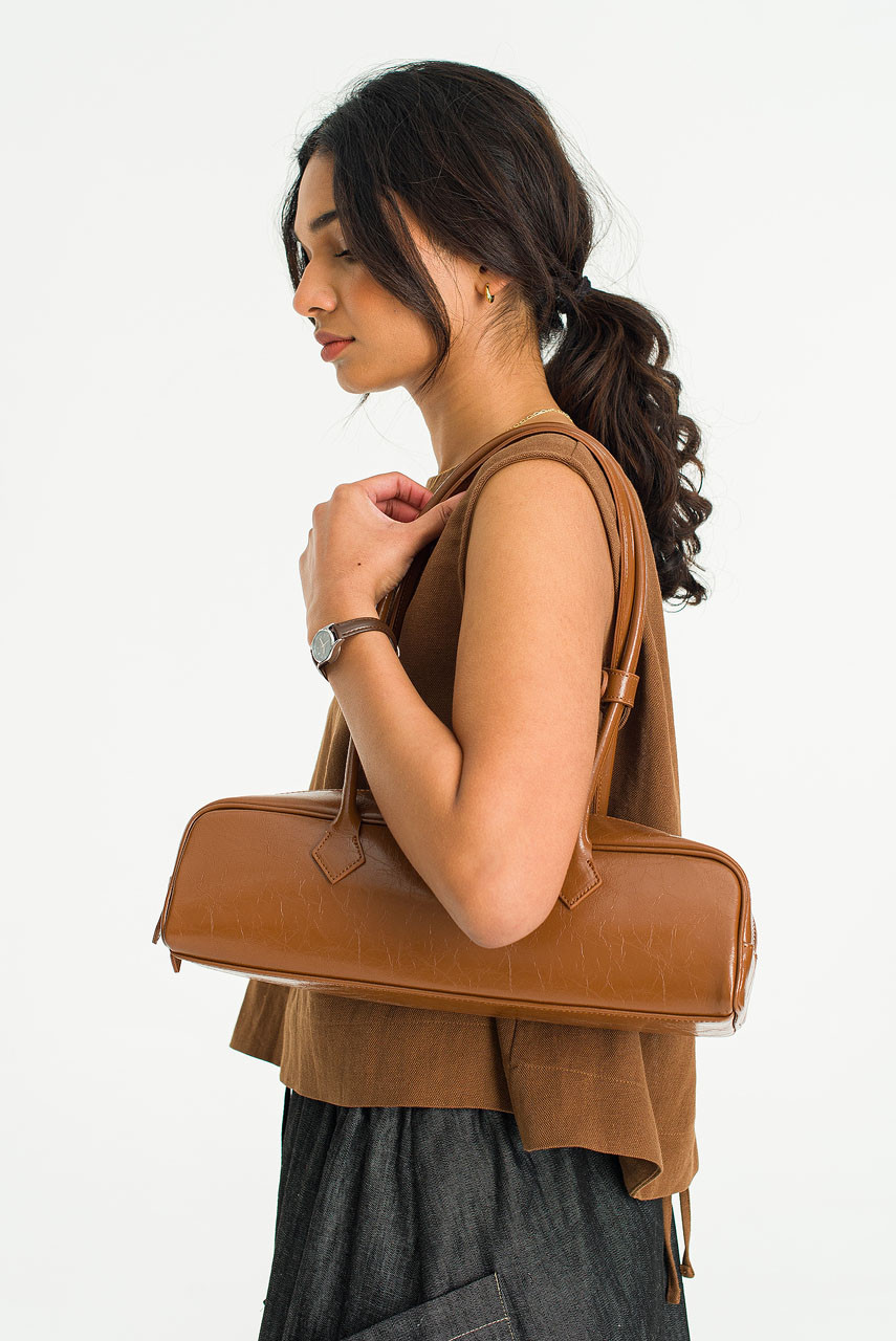 Genevieve Longline Bag, Camel