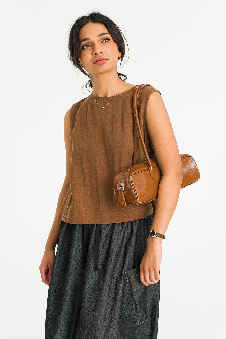 Genevieve Longline Bag, Camel