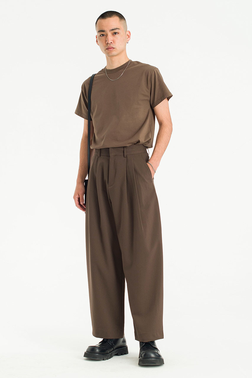 Menswear | Suit Balloon Pants, Brown