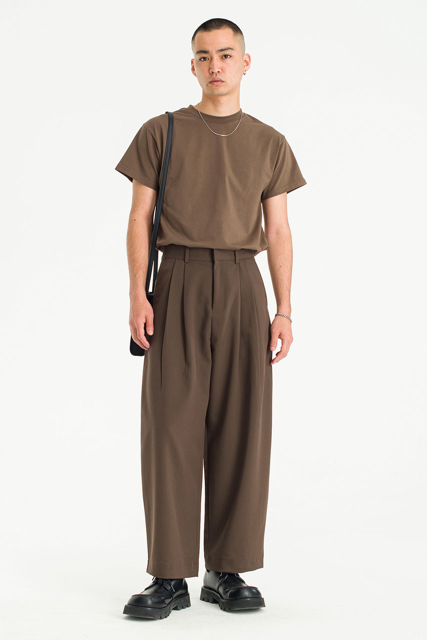 Menswear | Suit Balloon Pants, Brown