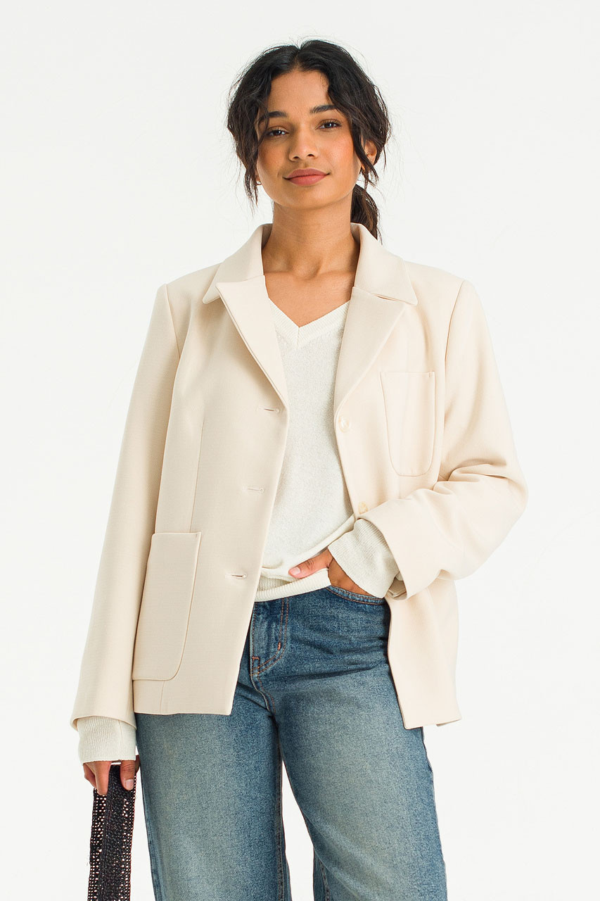 Bella Three Pocket Jacket, Beige
