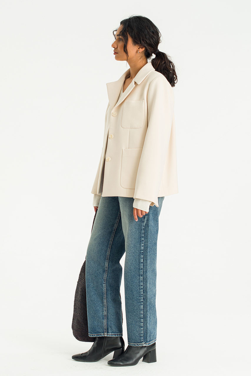 Bella Three Pocket Jacket, Beige