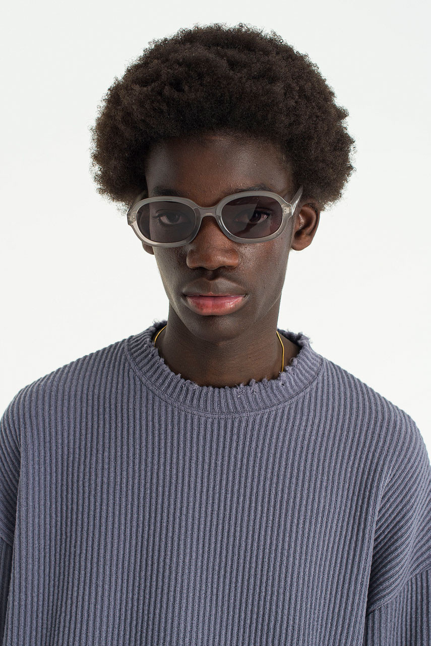 Menswear | Distressed Rib Knit, Grey