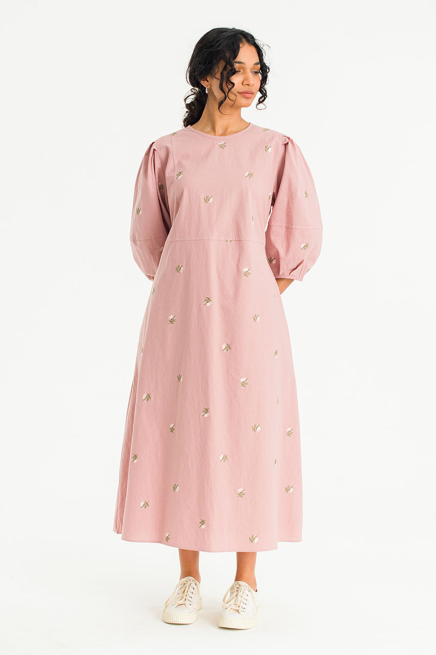 Purton Floral Dress, Pink