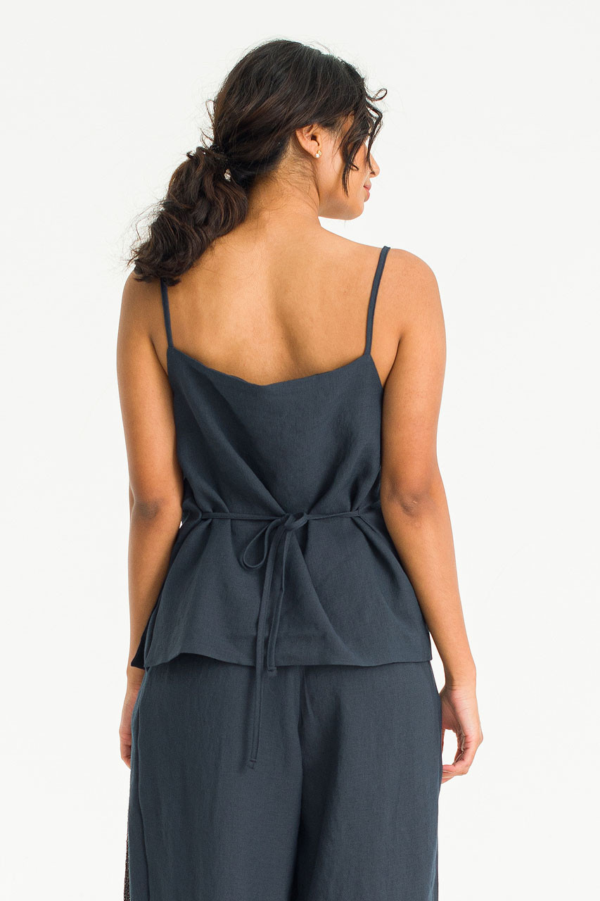Amara Tunic Cami Top, Charcoal
