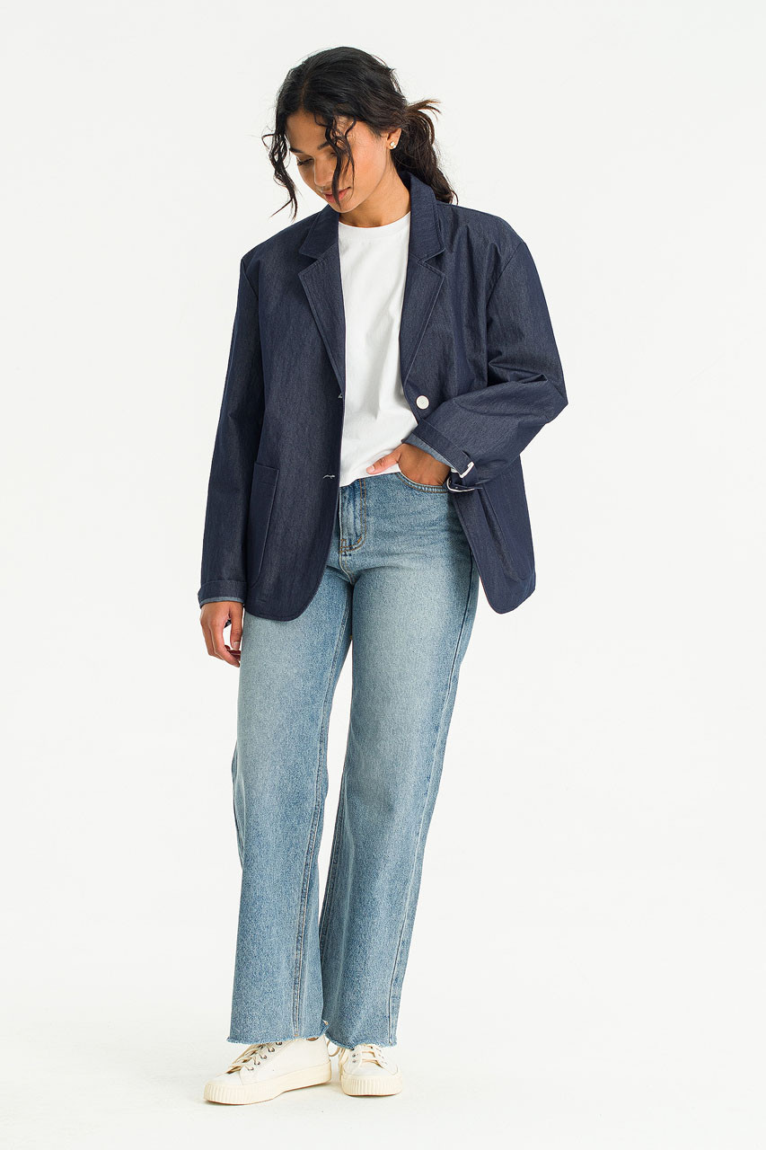 Demian Straight Jean, Mid Blue