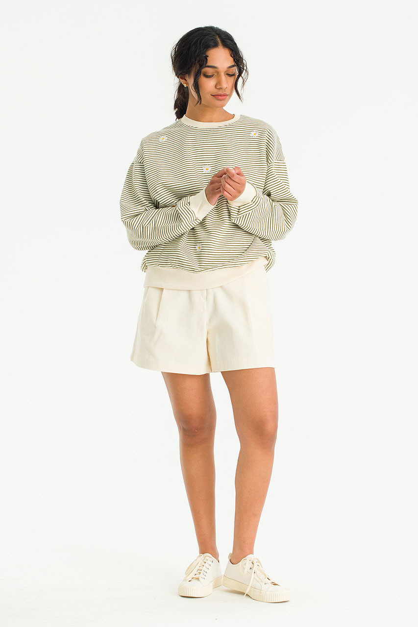 Chiyo Cord Short, Cream