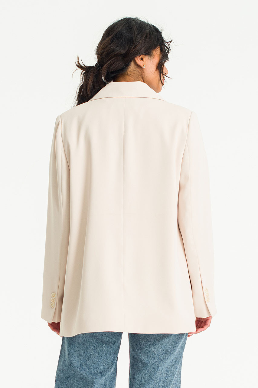 Ella Double Button Jacket, Beige
