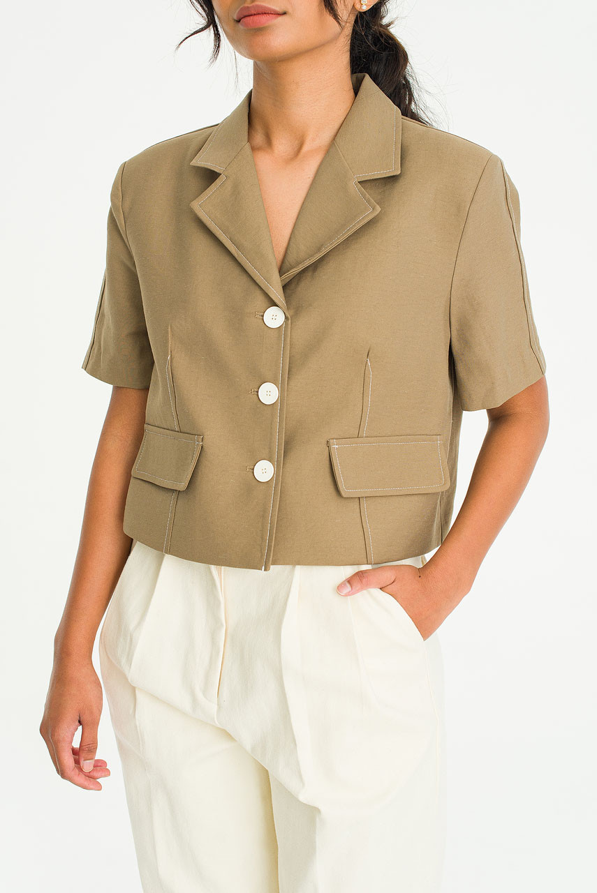 Vera Summer Jacket, Brown