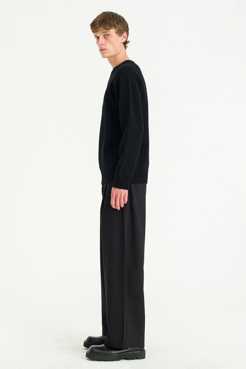 Menswear | Suit Balloon Pants, Black