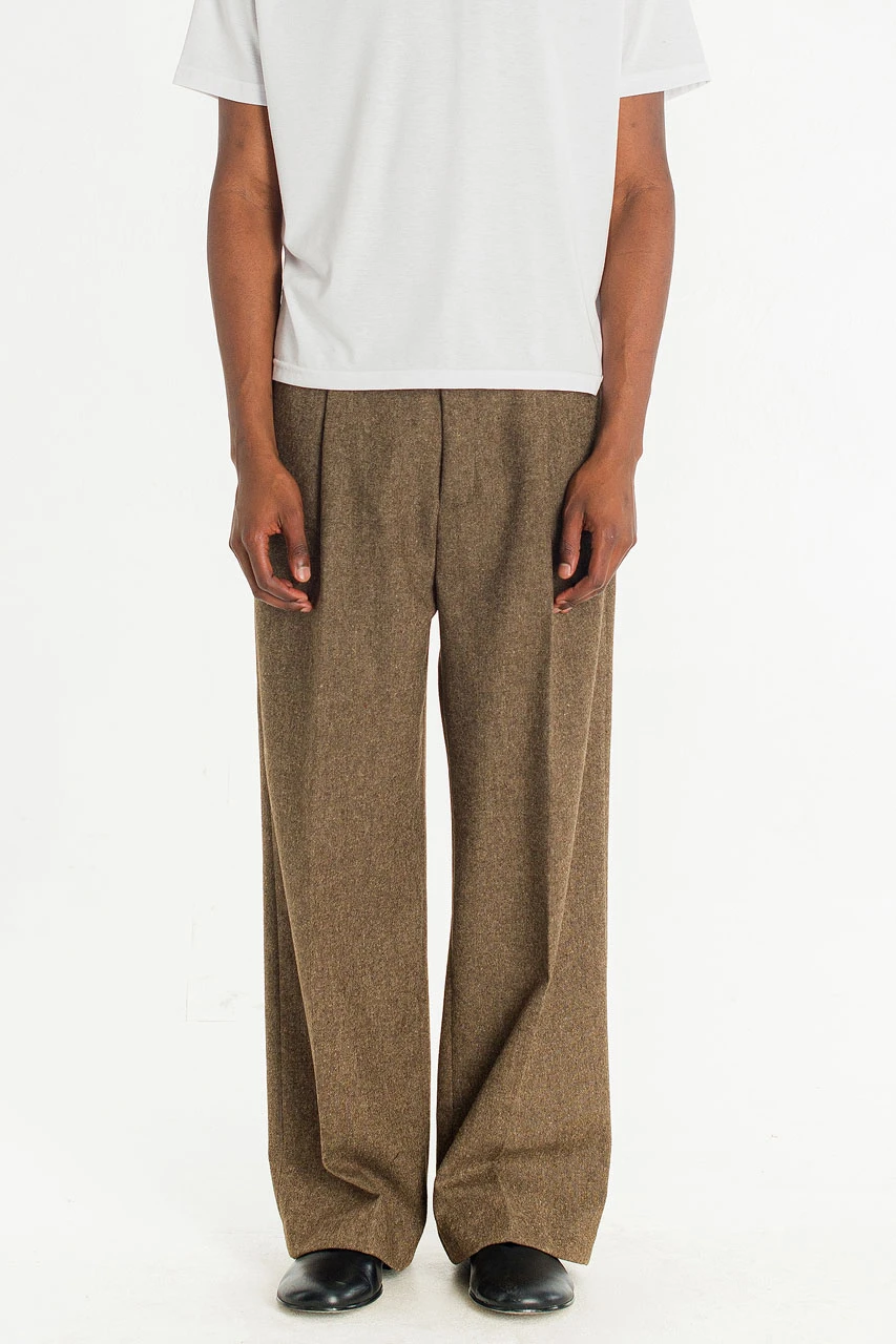 Menswear | Wide-Cut Volk Trousers, Hazel