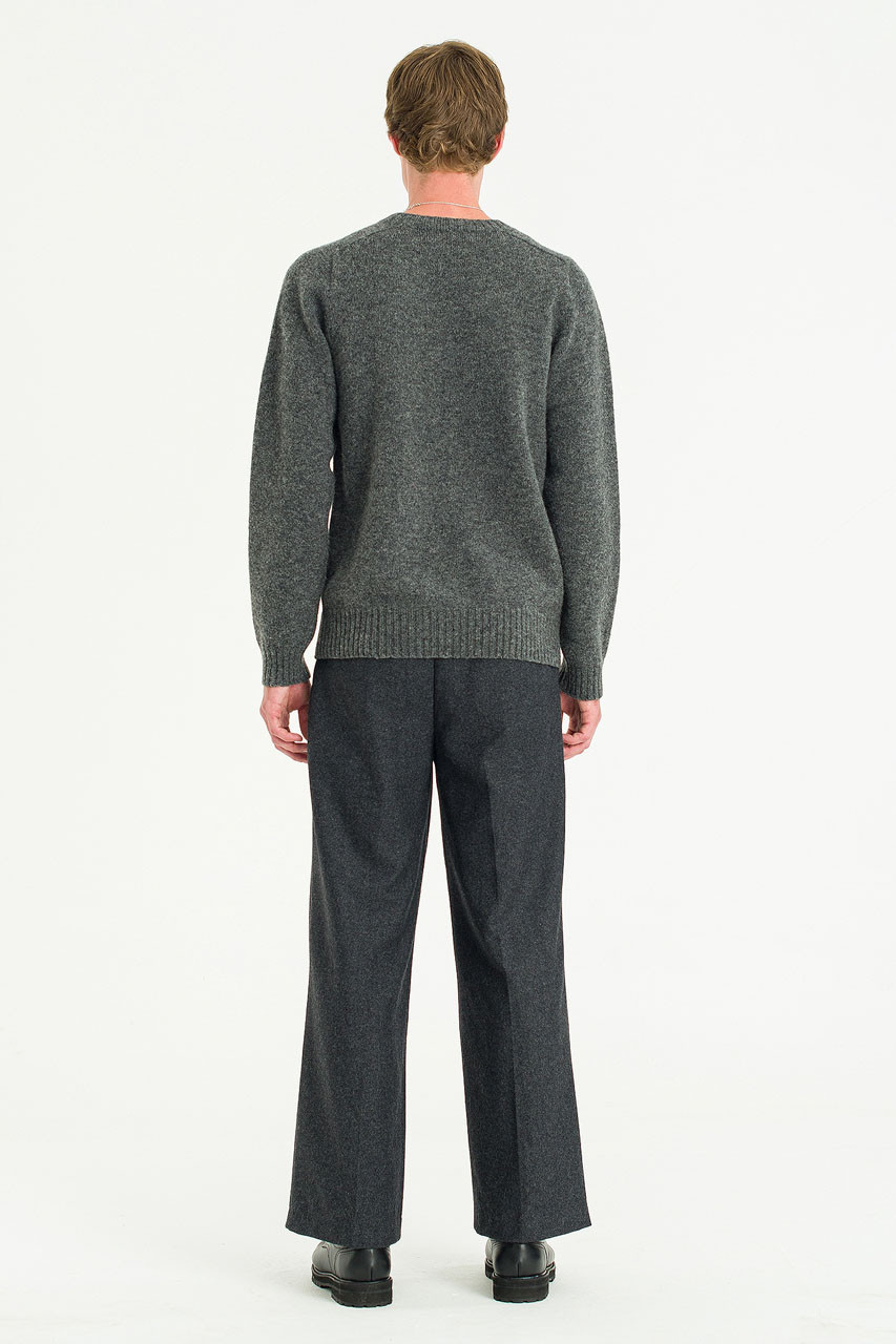 Menswear | Wide-Cut Volk Trousers, Charcoal