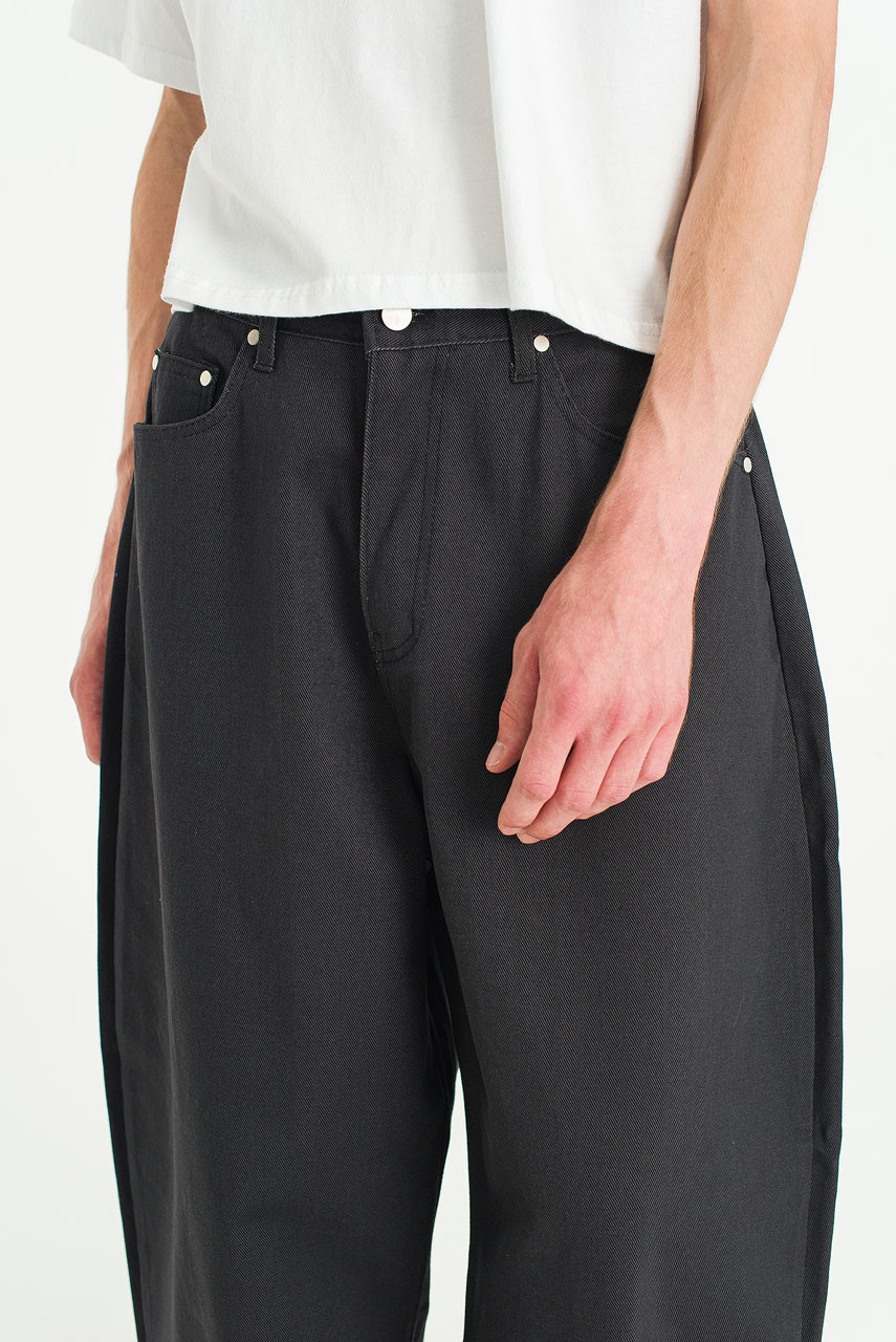 Menswear | Twill Tobi Pants, Black 