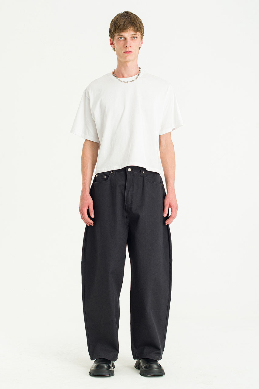 Menswear | Twill Tobi Pants, Black 