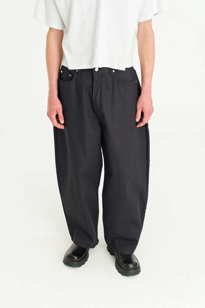 Menswear | Twill Tobi Pants, Black 