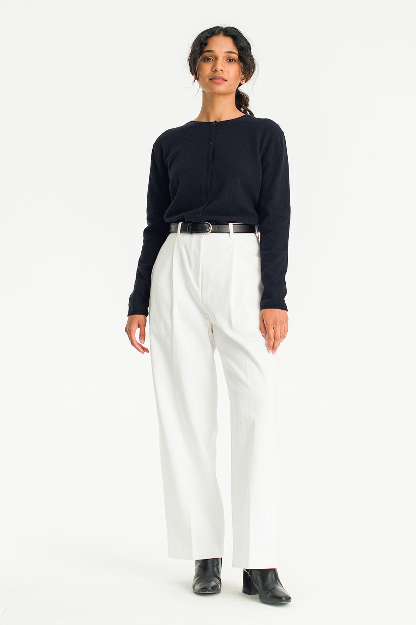 Haim Cotton Pleated Pants, White
