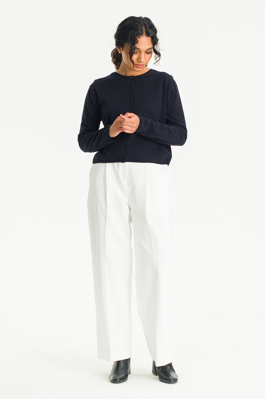 Haim Cotton Pleated Pants, White