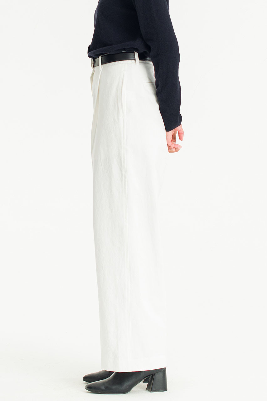 Haim Cotton Pleated Pants, White