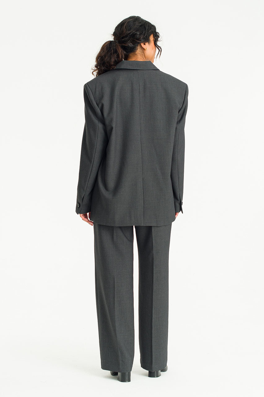 Emily Single Button Jacket, Charcoal