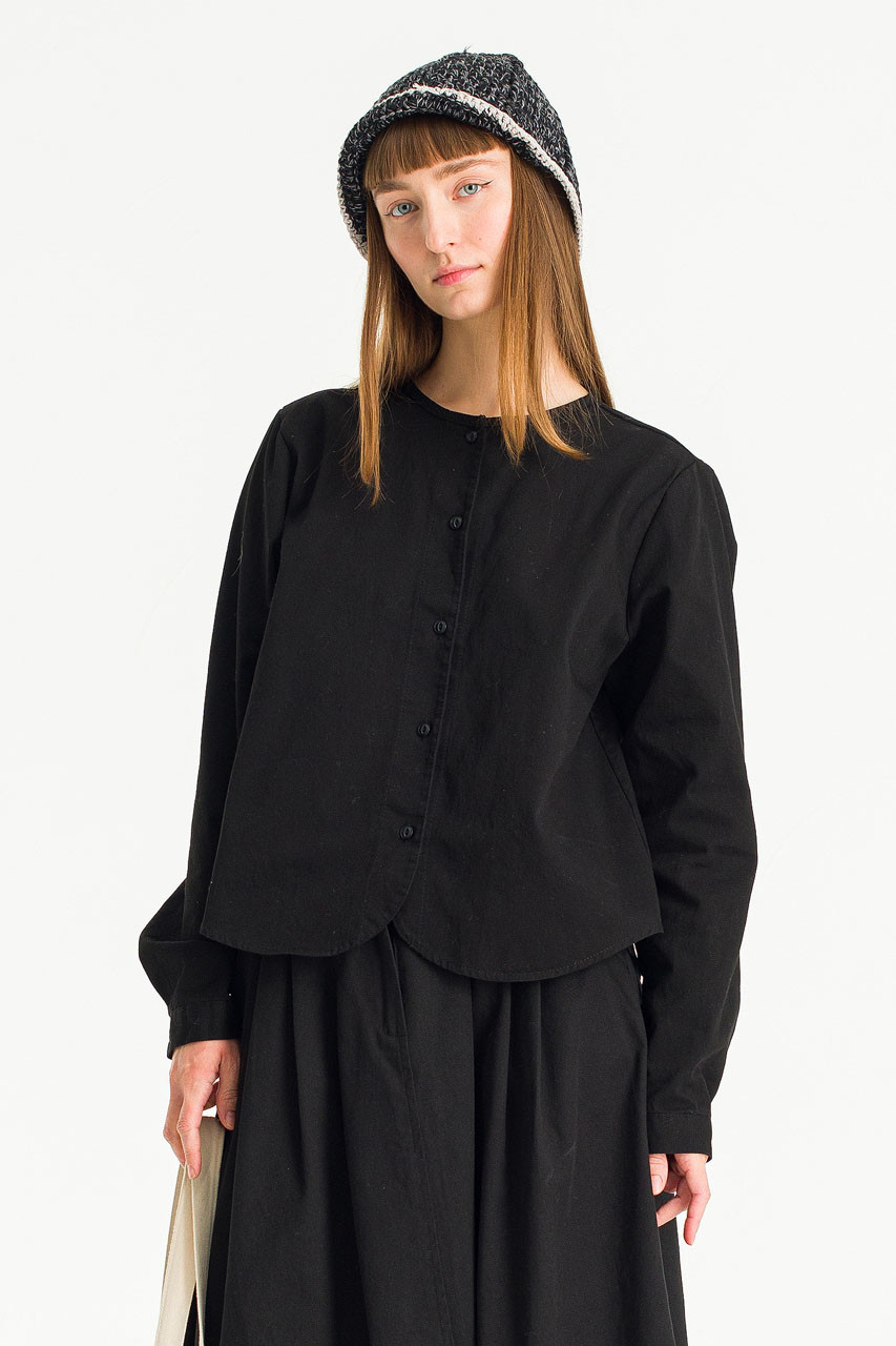 Esme Long Sleeve Blouse, Black