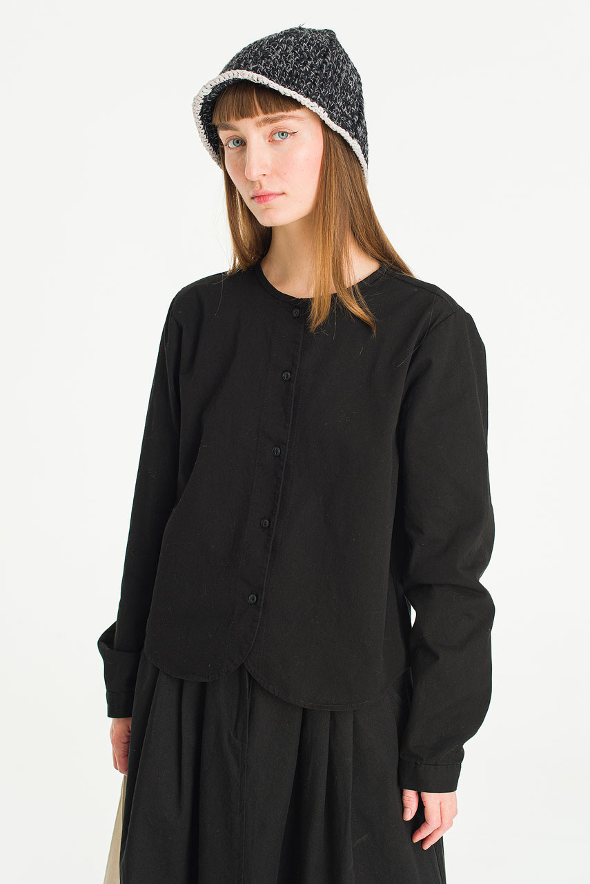 Esme Long Sleeve Blouse, Black