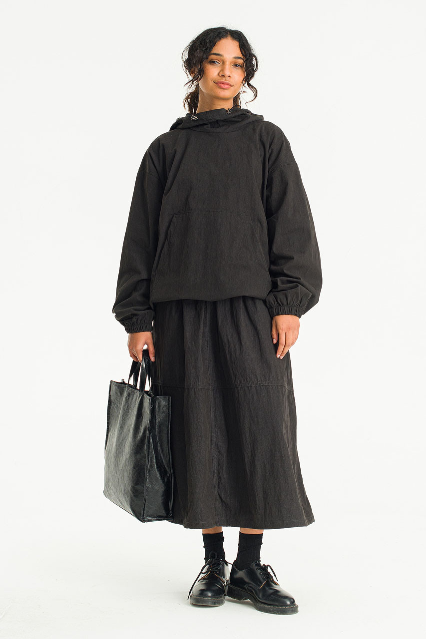 nagonstans random balloon skirt ブラック nagonstans(ナゴンスタンス)｜pleats design balloon skirt/Black の
