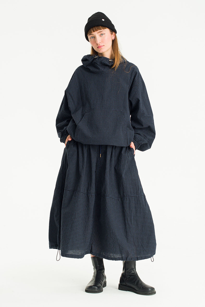 Kona Anorak, Black Gingham