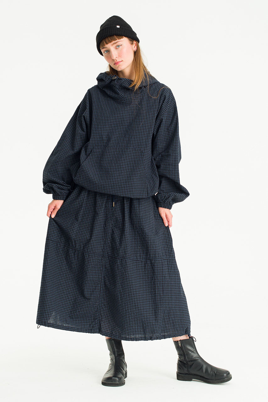 Kona Anorak, Black Gingham