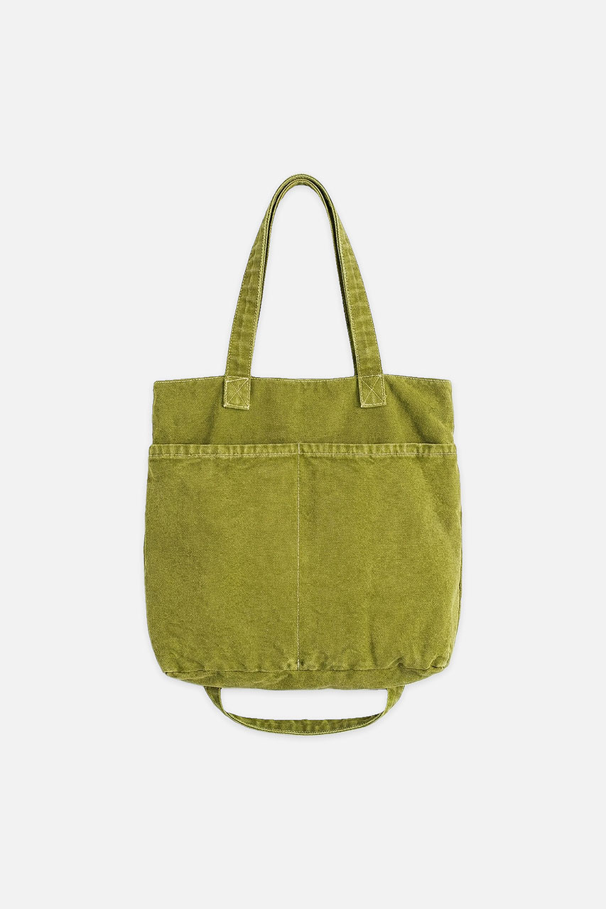 Pigment Tote, Pea Green