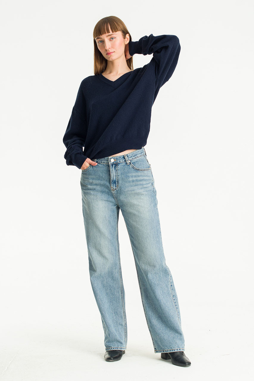 Tai Mid Blue Washed Jean, Mid Blue