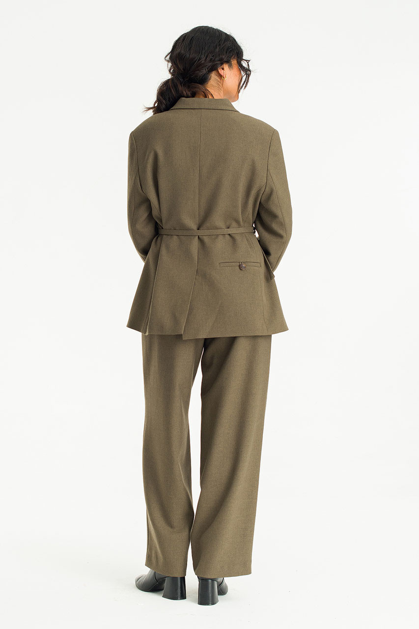 Aya Belted Jacket, Khaki