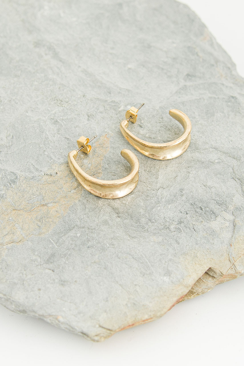Sadie Earrings, Gold